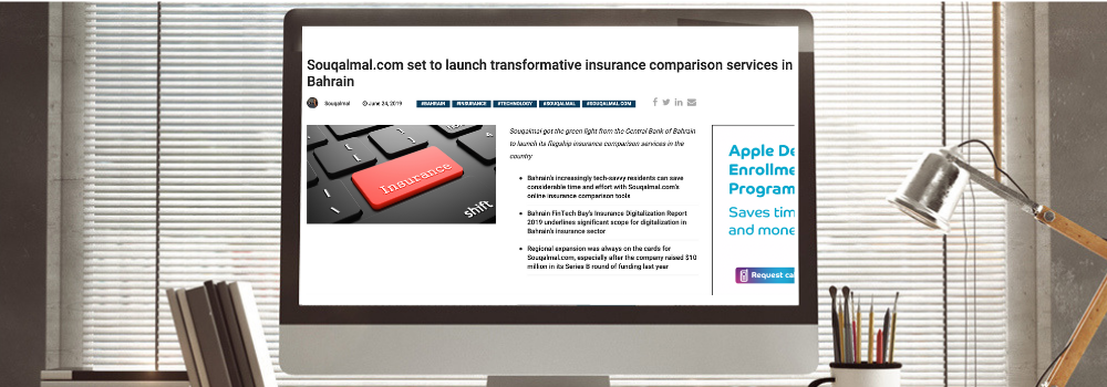 Souqalmal.com set to launch insurance comparison services in Bahrain